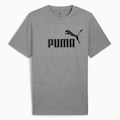 Camiseta Masculina Puma Essentials Logo No. 1 Algodão CINZA
