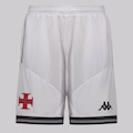 Calção do Vasco I 2025 Kappa Masculino BRANCO