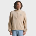 Blusão de Moletom Volcom Trail Masculino BEGE
