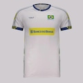 Camisa Volt Brasil Vôlei CBV 2025 Infantil BRANCO