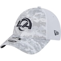 Boné Masculino New Era 940 Los Angeles Rams Salute To Service CINZA