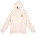 Jaqueta Corta Vento Masculina New Era MLB New York Mets Core OFF WHITE