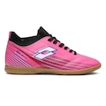 Chuteira de Futsal Adulto Lotto Solista Supernova ROSA/PRETO