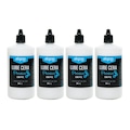 Kit com 4 Óleos Lubrificantes Cera Corrente Bike Algoo Premium 200 ml BRANCO