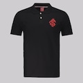 Camisa Polo Internacional Casual Masculino PRETO