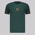 Camiseta New Era MLB New York Yankees Basica Masculina VERDE