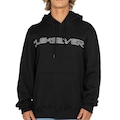 Blusão de Moletom Masculino Quiksilver Canguru Word Block com Capuz PRETO