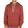 Blusão de Moletom Masculino Billabong Canguru Small Arch Patch com Capuz VERMELHO