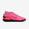 Chuteira Society Masculina Nike Mercurial Superfly 10 Club ROXO/VERMELHO