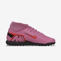 Chuteira Society Infantil Nike Jr Mercurial Superfly 10 Club ROSA/VERMELHO