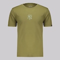 Camiseta New Era MLB New York Yankees Basica Masculina VERDE