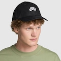 Boné Nike SB Club Unissex PRETO/BRANCO
