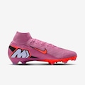 Chuteira de Campo Masculina Nike Air Zoom Mercurial Superfly 10 Elite ROSA/ROXO