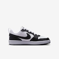 Tênis Infantil Nike Court Borough Low Recraft BRANCO/PRETO