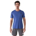Camiseta Masculina New Balance Active Logo AZUL ESC/CINZA