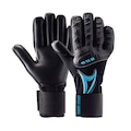 Luva de Goleiro de Futebol de Campo Three Stars One 32 PRETO/AZUL
