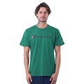Camiseta Masculina Champion Mc Logo Script Ink VERDE