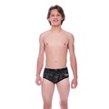 Sunga Infantil Speedo High Speed Tradicional Graphic PRETO