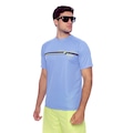 Camiseta Masculina Speedo Speed Lines AZUL