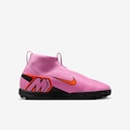 Chuteira Society Infantil Nike Zoom Mercurial Superfly 10 Academy ROSA