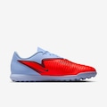 Chuteira Society Masculina Nike Phantom 6 Club AZUL CLA/VERMELHO