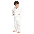 Kimono de Judô Jiu-Jitsu Infantil MKS Seitô com Faixa Branca BRANCO