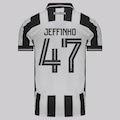 Camisa do Botafogo Reebok I 2025 47 Jeffinho Masculina BRANCO
