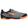 Chuteira Futsal Adulto Penalty Max 300 Y-1 CINZA/LARANJA