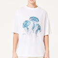 Camiseta Masculina Oakley Jellyfish WT25 BRANCO
