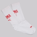 Meia Cano Alto Puma Masculina BRANCO