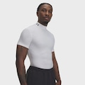 Camiseta Under Armour HG OG Compressão Mock Masculina BRANCO