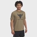 Camiseta Under Armour Project Rock Brahma Bull Masculina BEGE