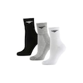 Meia Cano Médio Esportiva Penalty com 3 Pares CINZA MESCLA