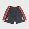 Bermuda Infantil NBA Period Miami Heat PRETO