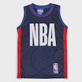 Camiseta Regata Infantil NBA Terms MARINHO/VERDE/BRANCO