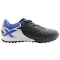 Chuteira Society Adulto OXN Player 4 Pro PRETO/AZUL