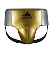 Protetor Genital Profissional de Treino adidas Adi Star Pro Grain em Couro PRATA/OURO