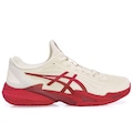 Tênis Masculino Asics Court FF 3 Novak Quadra Rápida BRANCO