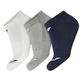 Kit 3 Pares de Meia Babolat Invisible Pack Com 35 ao 38 Feminina AZUL/BRANCO