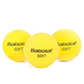 Kit Bola de Tênis Babolat Infantil Soft Foam Iniciação com 3 Unidades AMARELO