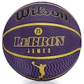 Bola De Basquete Wilson NBA Player Icon Outdoor Lebron James Tam 7 ROXO