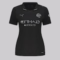 Camisa Manchester City Away 26/27 Puma Feminina PRETO