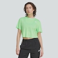 Camiseta Cropped Adidas Tee Feminina VERDE