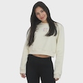 Blusão de Moletom Hurley Flower Feminino BRANCO