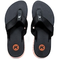 Chinelo Kenner Kyra Pro Feminino PRETO/LARANJA