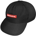 Boné Quiksilver DNA Clicker 5 Panel Aba Reta Masculino PRETO