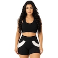 Short Feminino Frishop Zero Transparência BRANCO