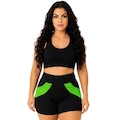 Short Feminino Frishop Zero Transparência VERDE