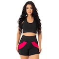 Short Feminino Frishop Zero Transparência ROSA