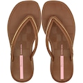 Chinelo de Dedo Feminino Ipanema Sempre Nova Glow Friso Metalizado MARROM